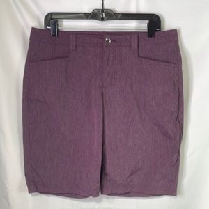 Eddie Bauer plum colored athletic shorts